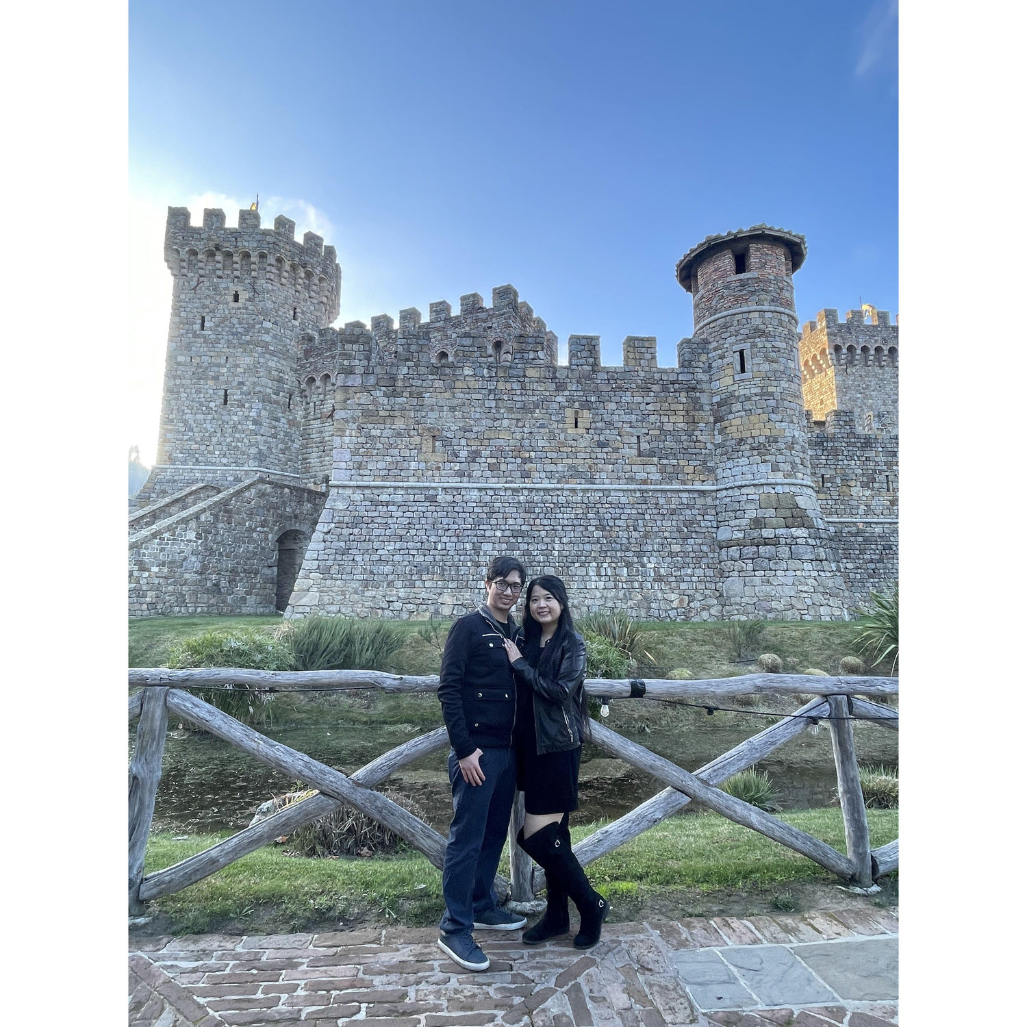 FIRST castle visit in NAPA & wine tasting.