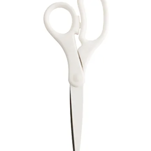 JAM Paper® Precision Scissors, 8, Pointed, White
