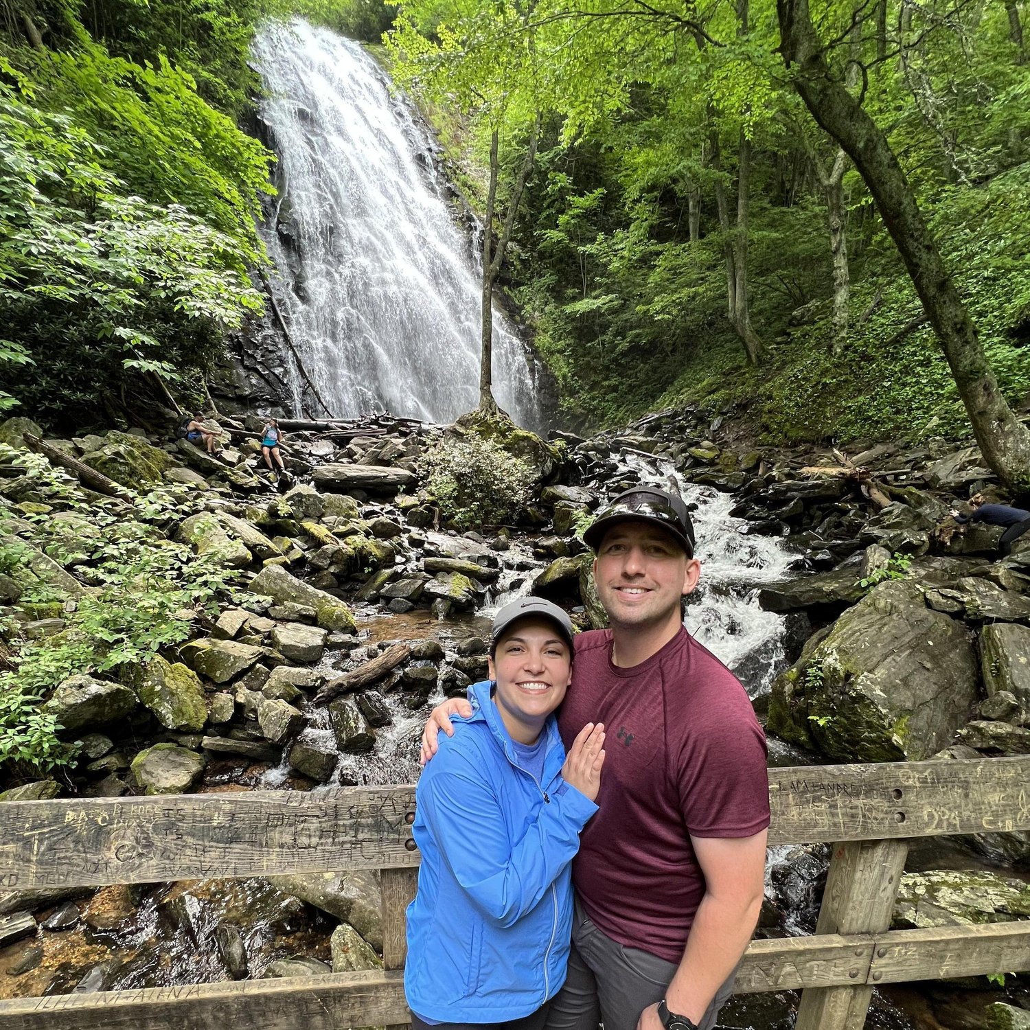Hike off Blue Ridge Parkway, NC