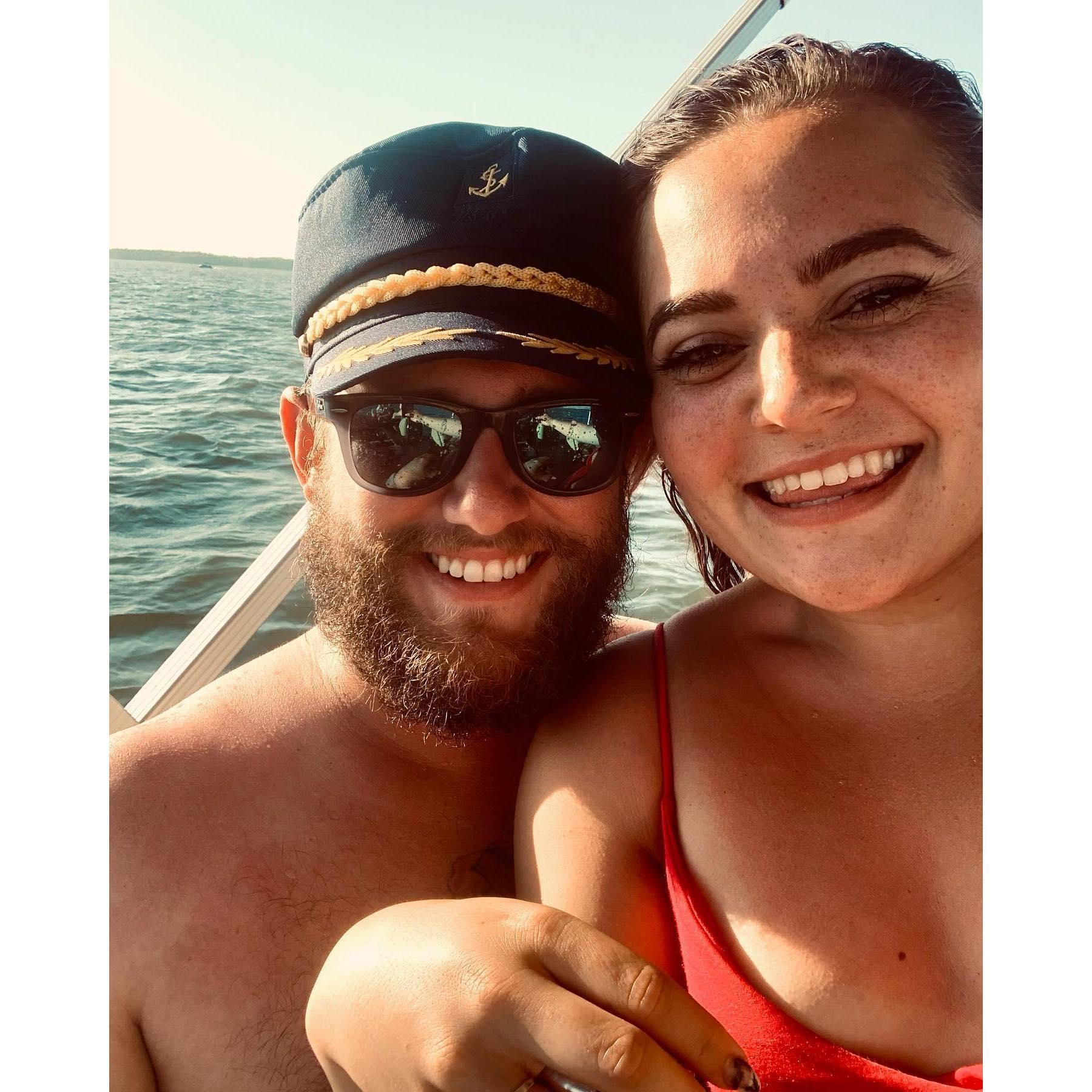 Phil told me he loved me for the first time a few hours after this photo was taken! This was our trip to Ocean City, Maryland summer of 2021