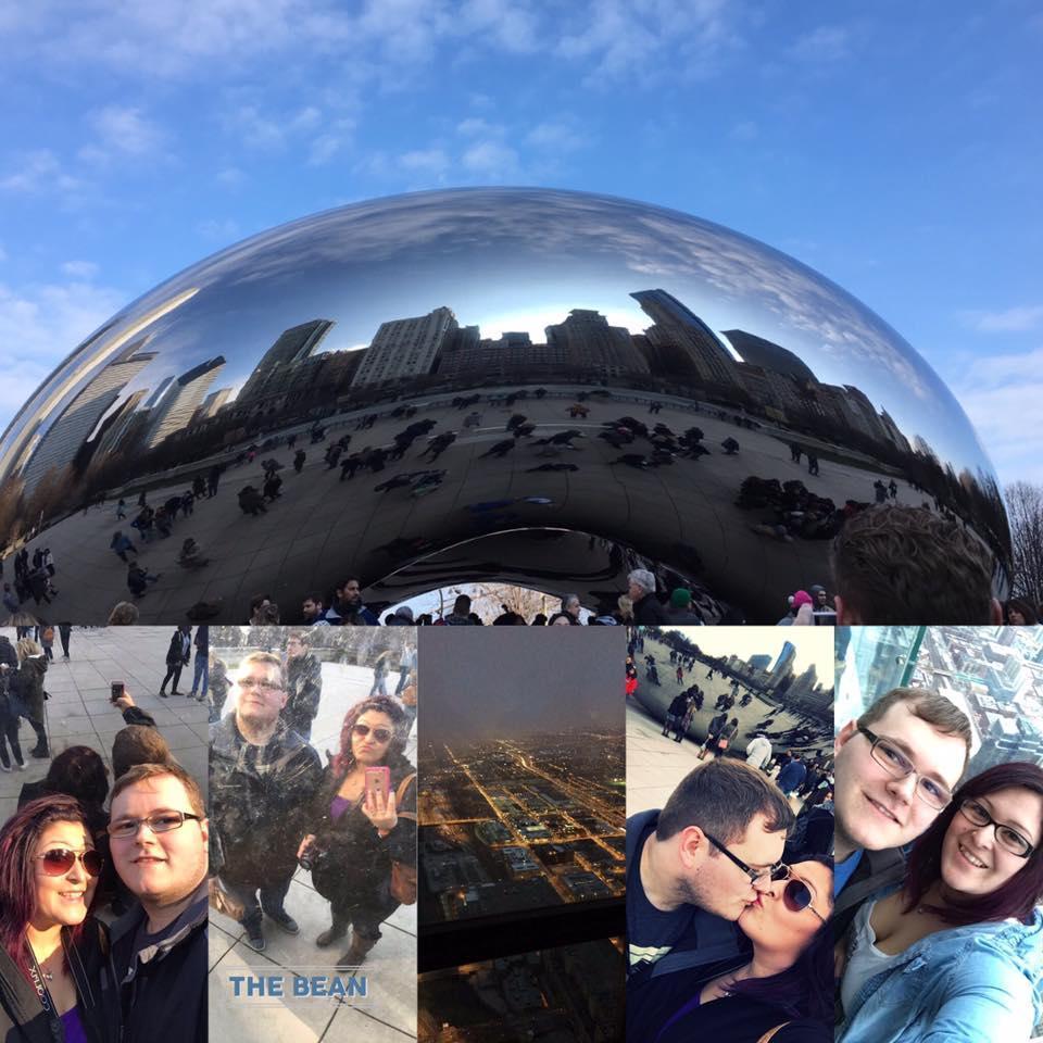 Our first vacation together to Chicago