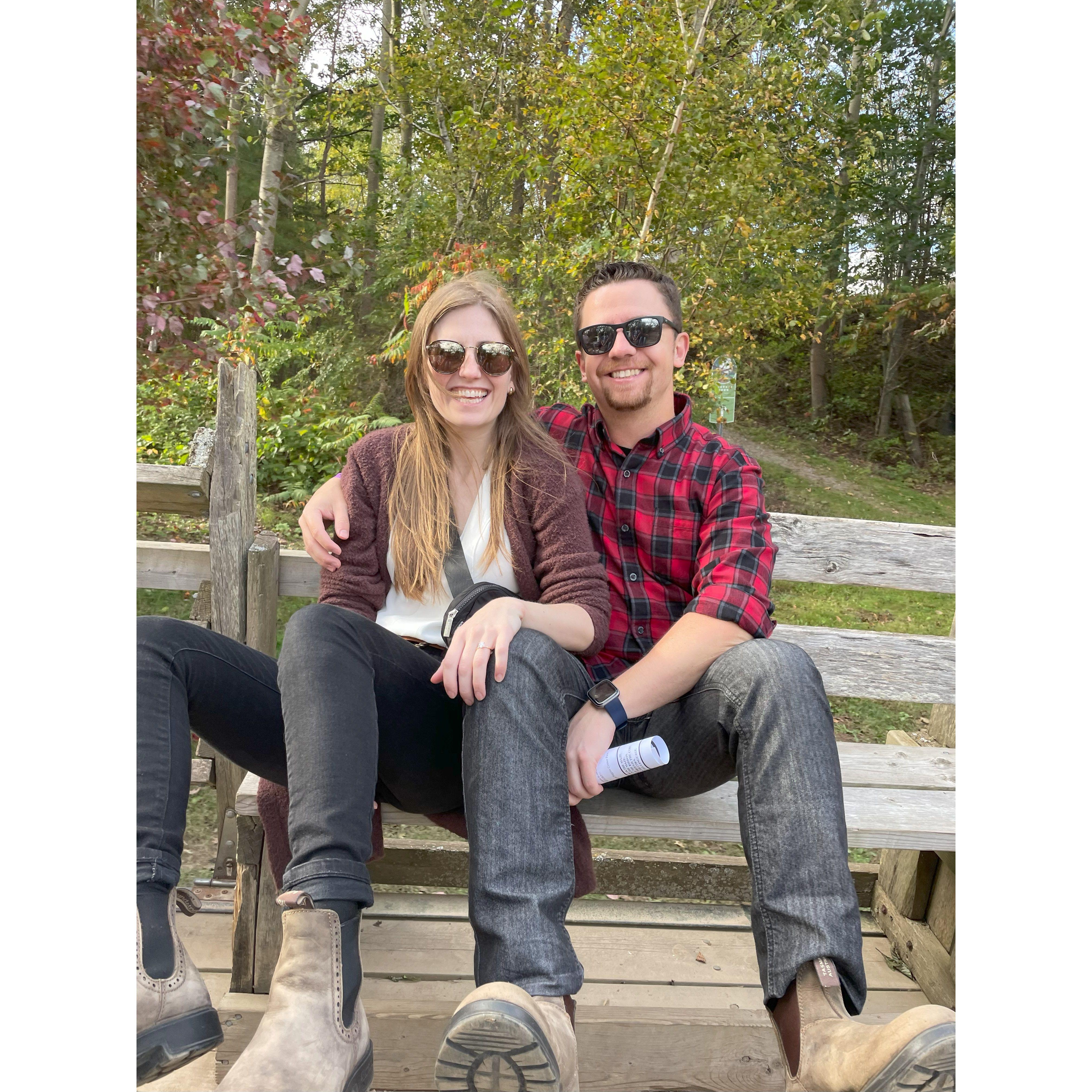 Going apple picking in Wolfville, Nova Scotia