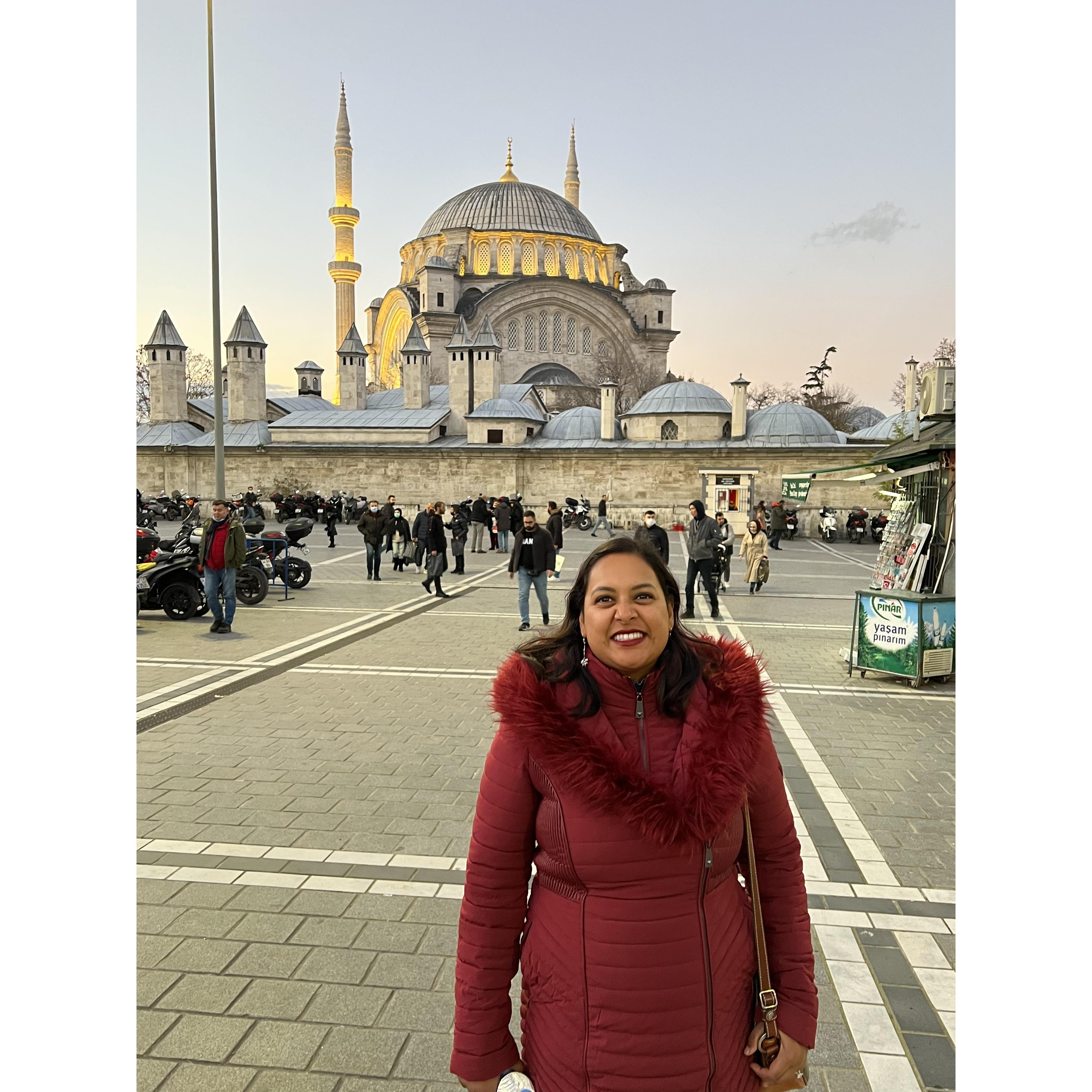 Hagia Sophia Mosque, Istanbul, Turkey. November 2021