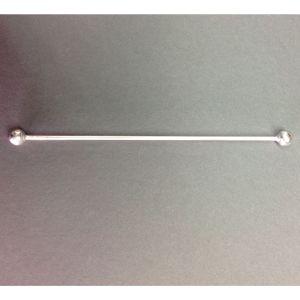 BIRO + SONS  BARBELL COCKTAIL STIR, SILVERPLATE