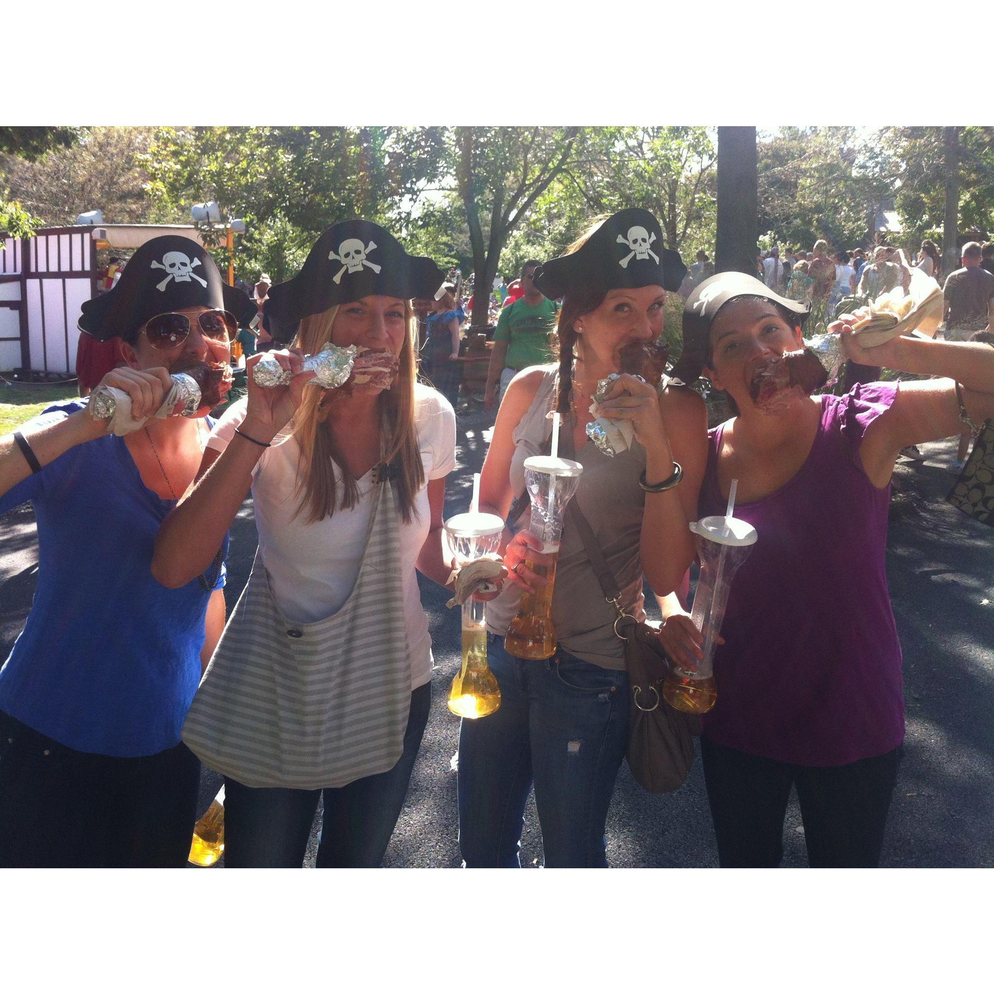 30th Birthday Shenanigans at the Renaissance Faire (Kate, Julia, Suz, Katie)