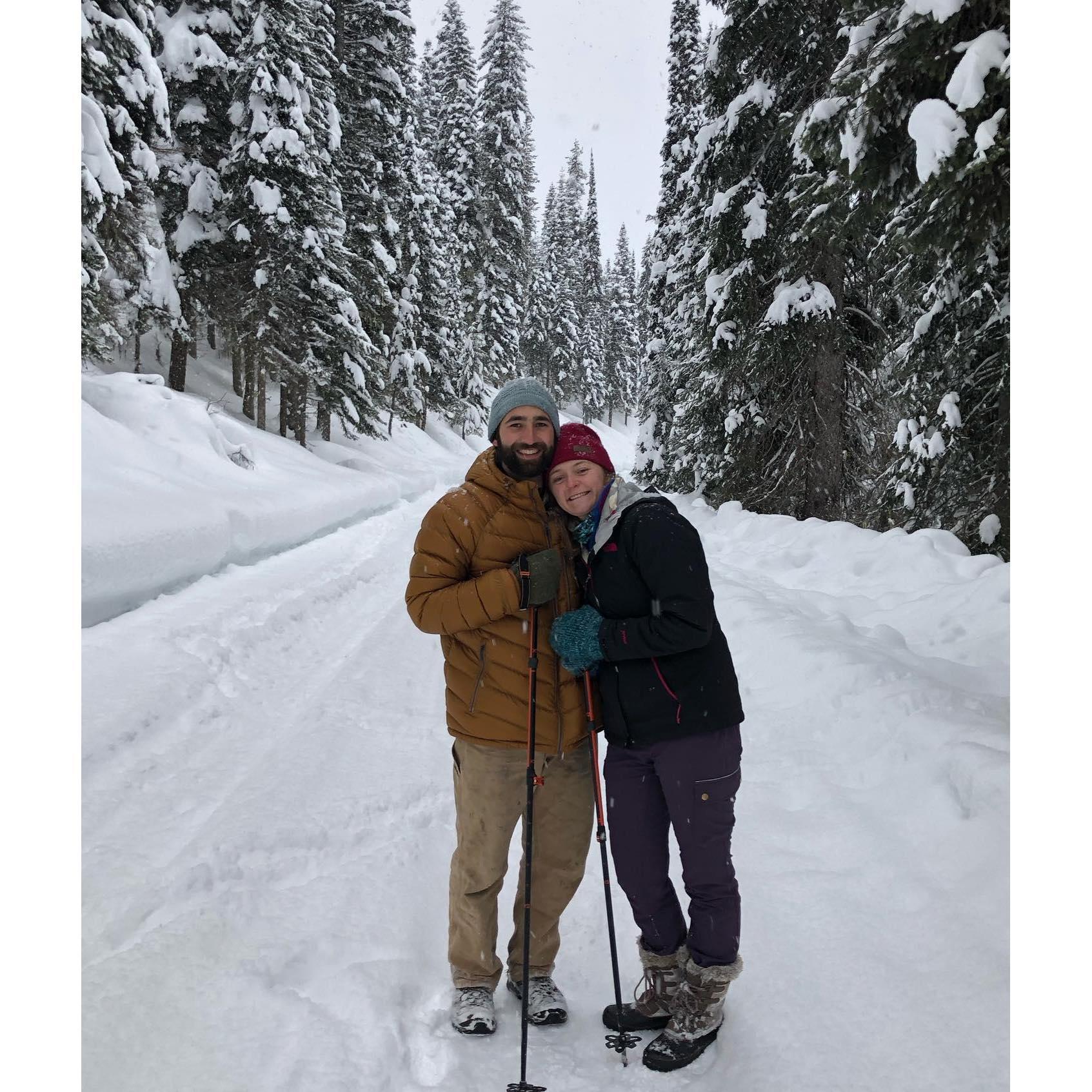 Winters in northern Idaho