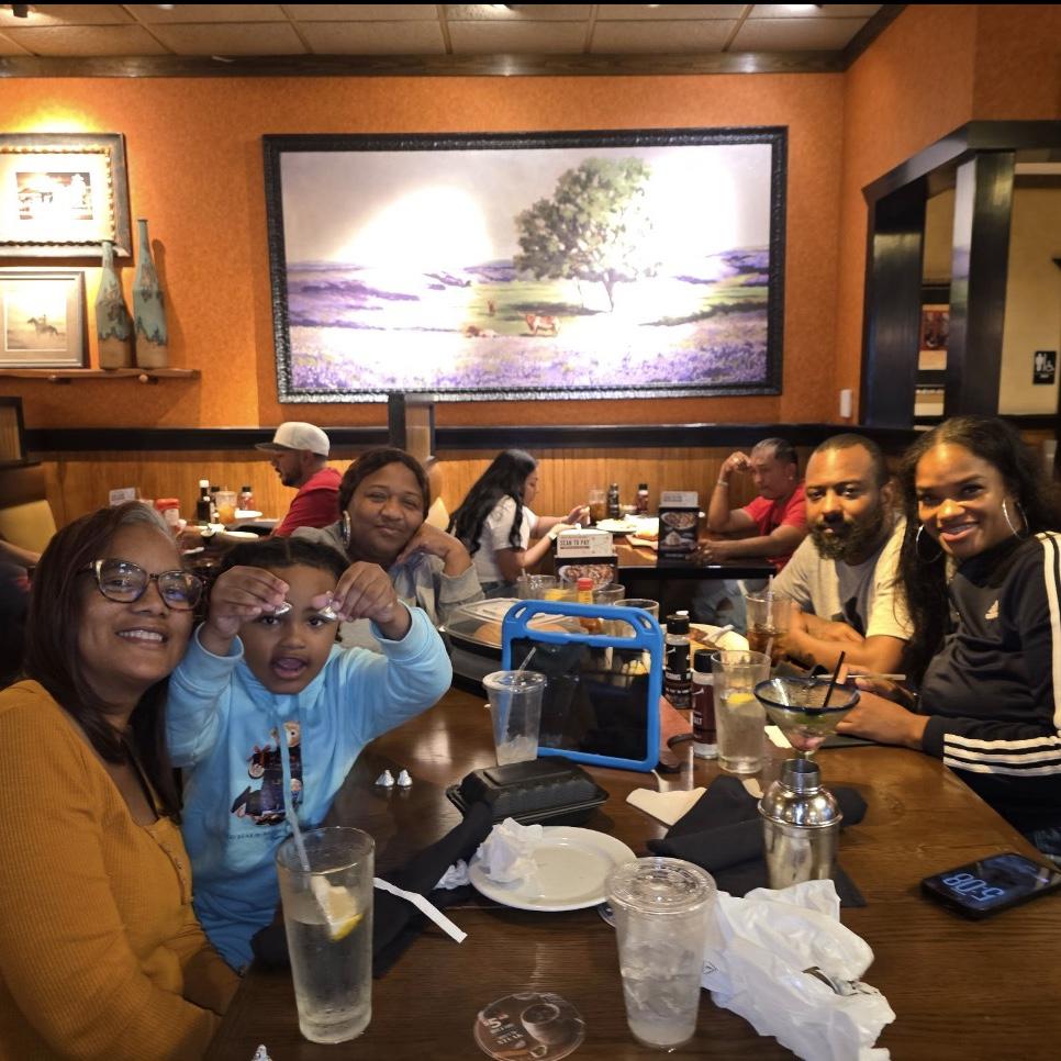 Valentine’s Day dinner with our moms and Khi