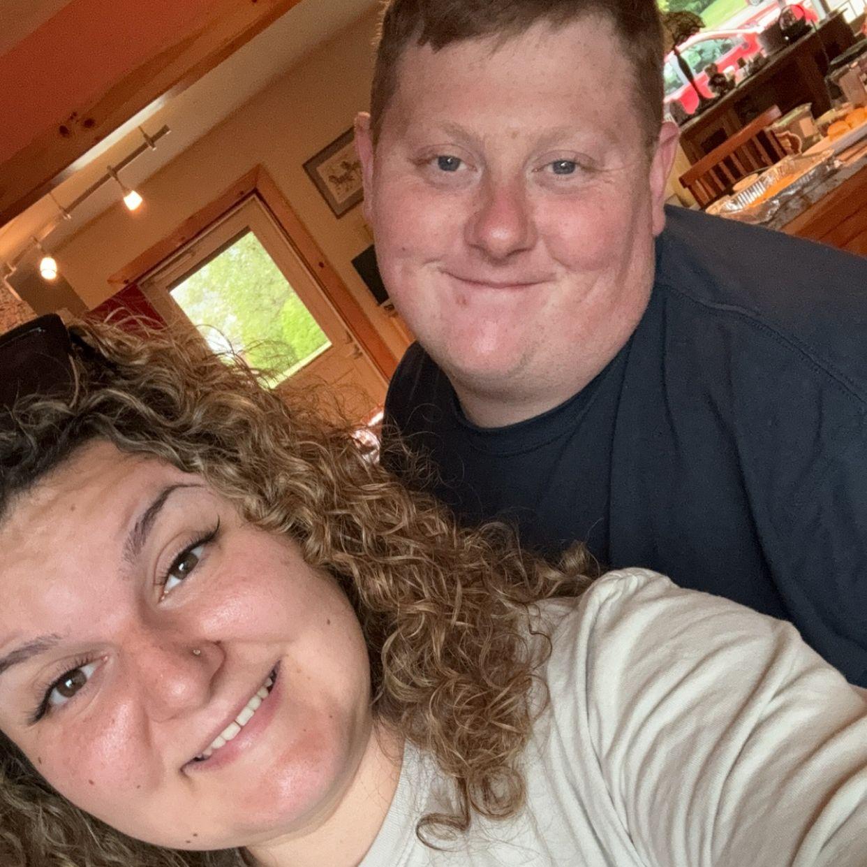 At my Auntie's house.