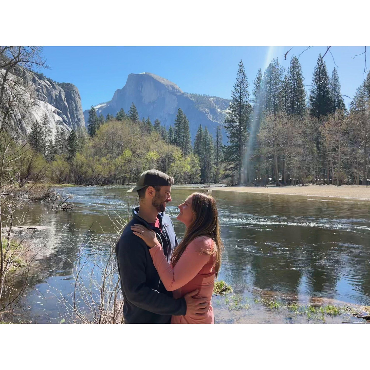 The proposal! Yosemite; April, 25.