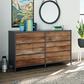 Boulevard Cafe Industrial 6-Drawer Dresser