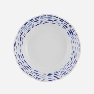 Folkifunki Soup Plate Blue