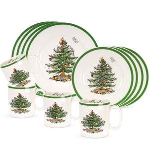 Spode Christmas Tree 12 Piece Set