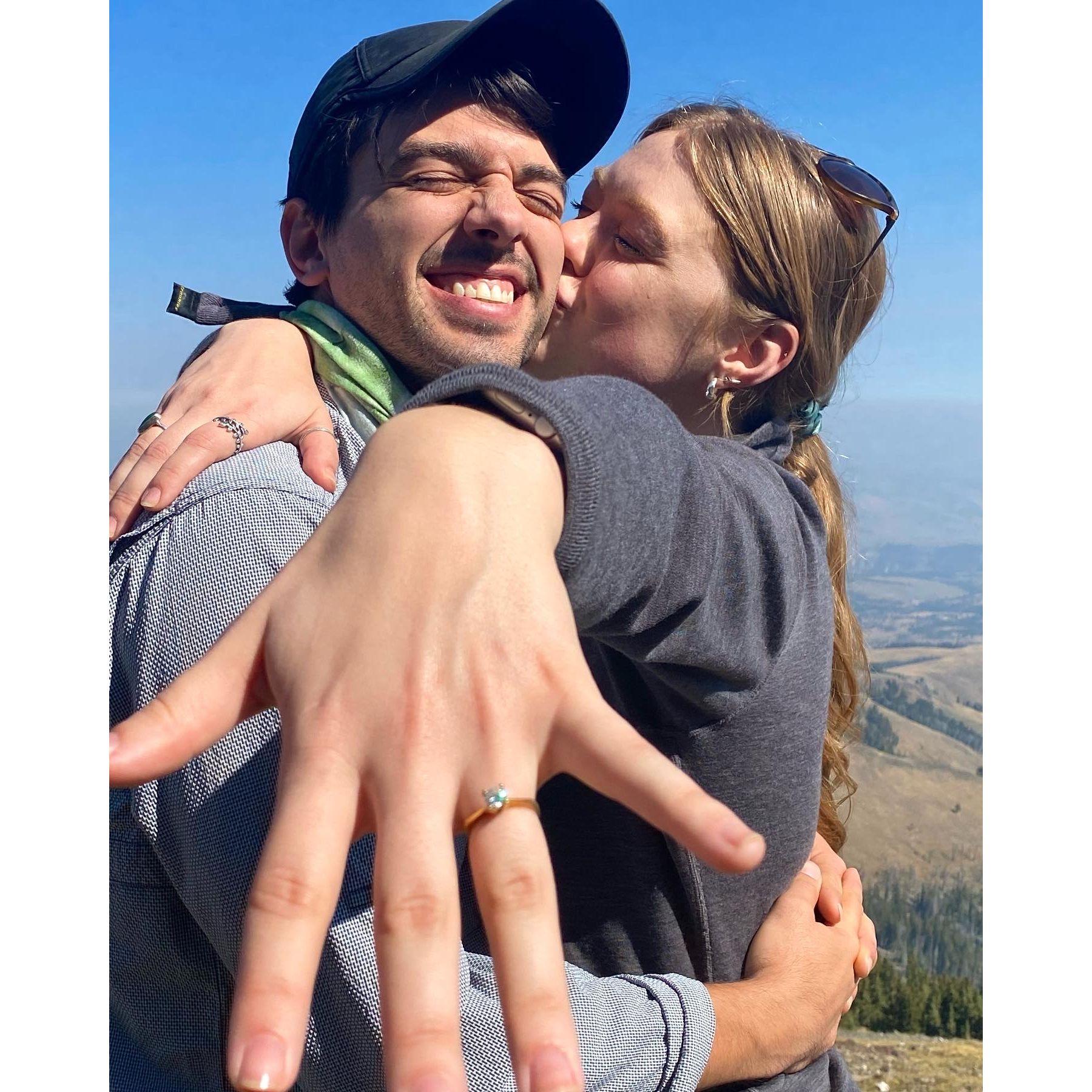 Daniel proposed with his grandmother's engagement ring. His grandparents, Rodolfo Liscano y and Dilette Liscano, recently celebrated 60 years of marriage <3