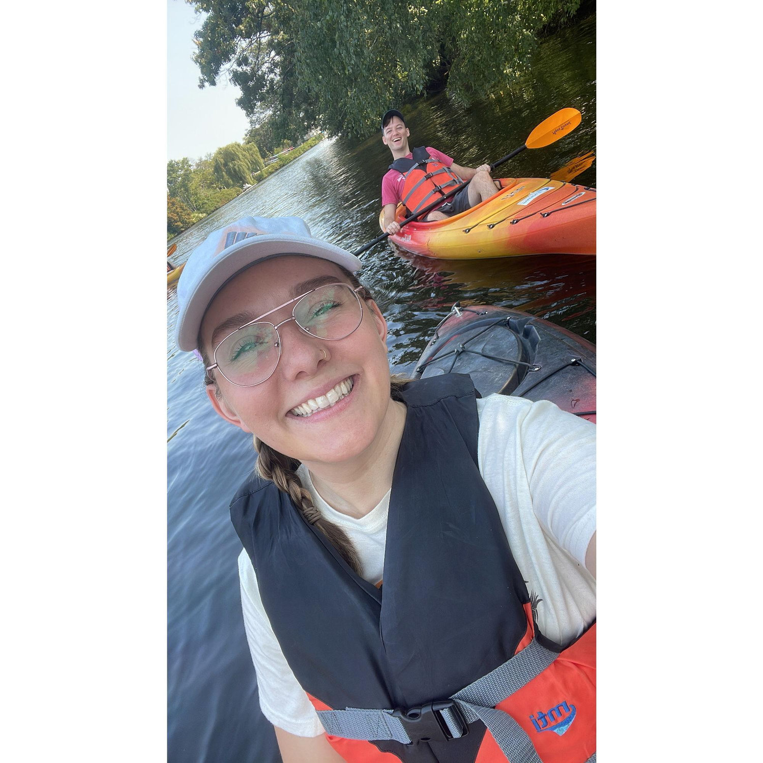 Sylvia's 30th birthday kayaking!