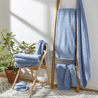 Super-Plush Turkish Cotton Bath Towel, Set of 2