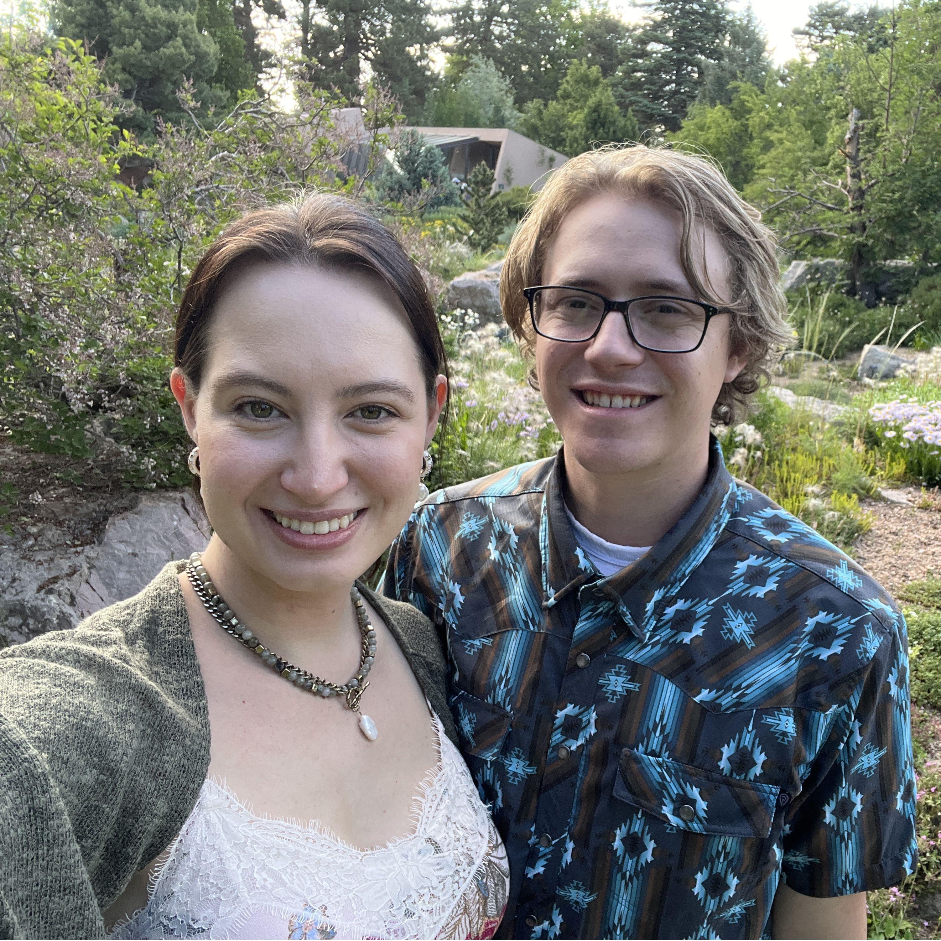 Summer date night at the botanic gardens
