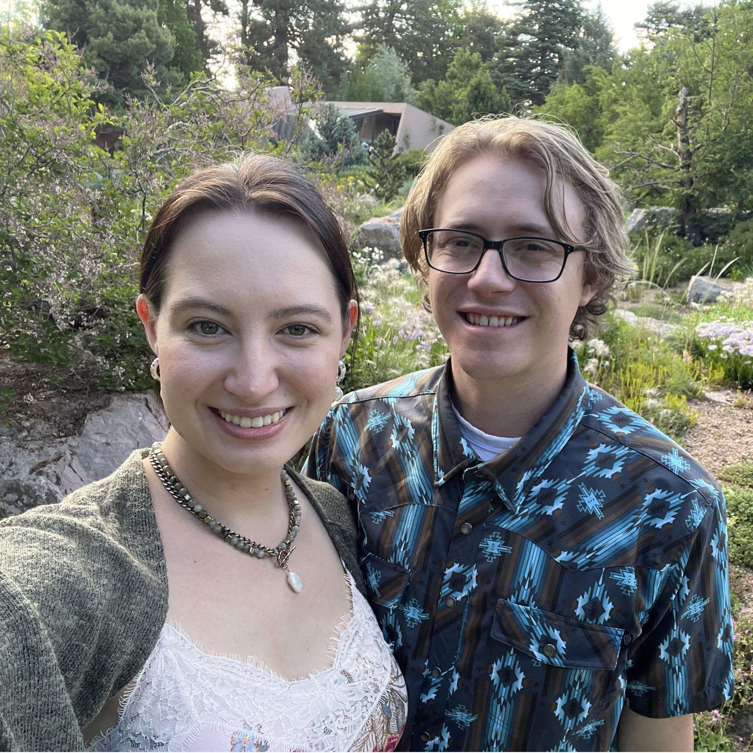 Summer date night at the botanic gardens