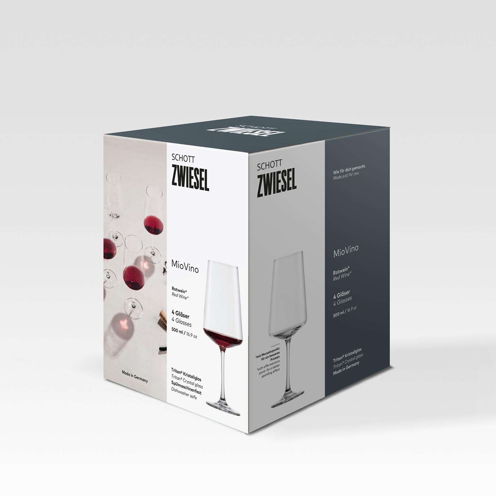 Schott Zwiesel MioVino Red Wine Glass, Set of 4