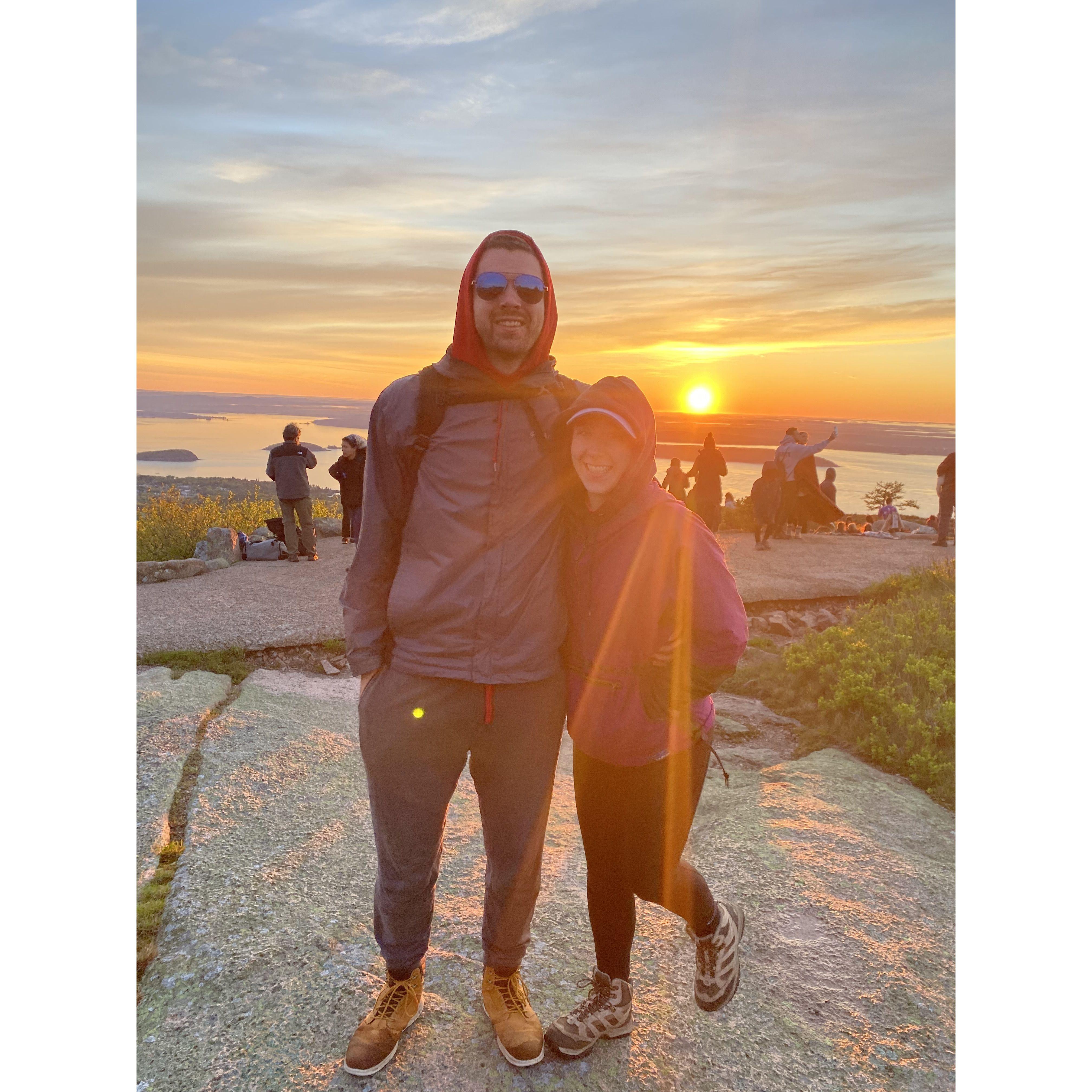 Foreshadowing: Memorial day 22' Cadillac mountain sunrise hike 2 years before the return for the big surprise