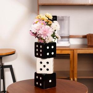 Stacked Dice Vase