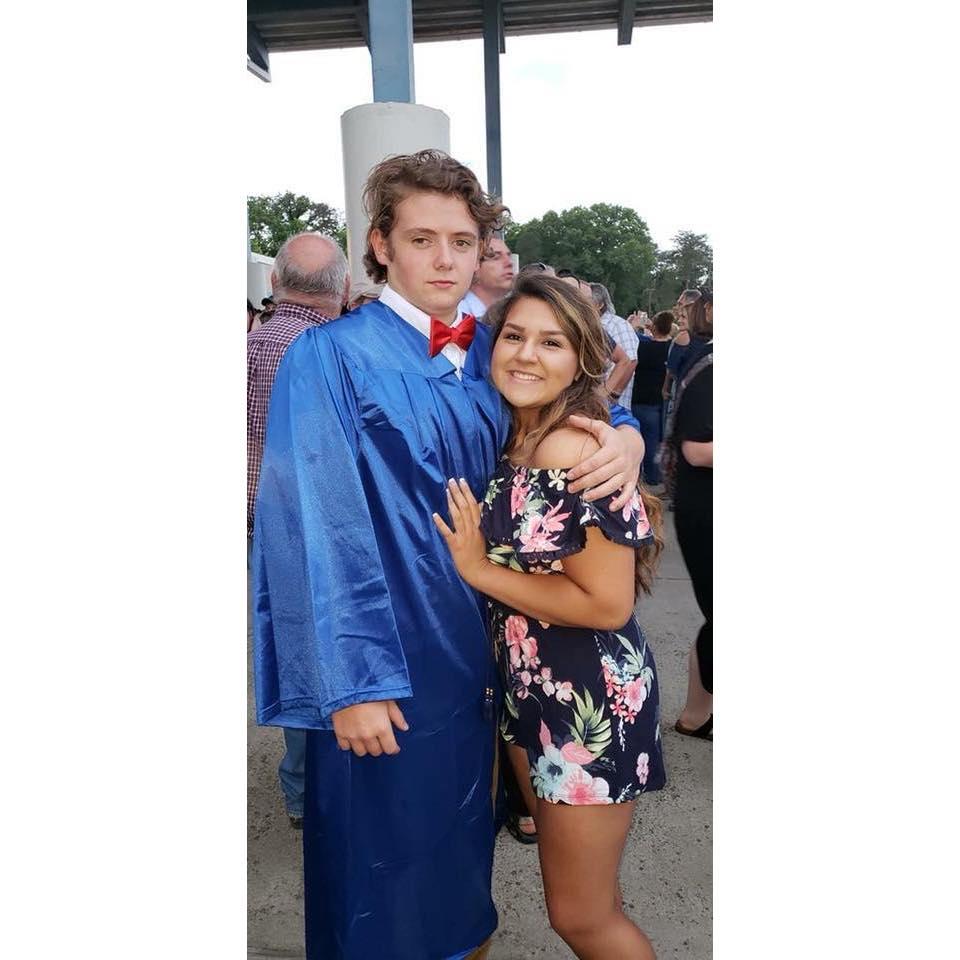 His high school graduation- 2018!