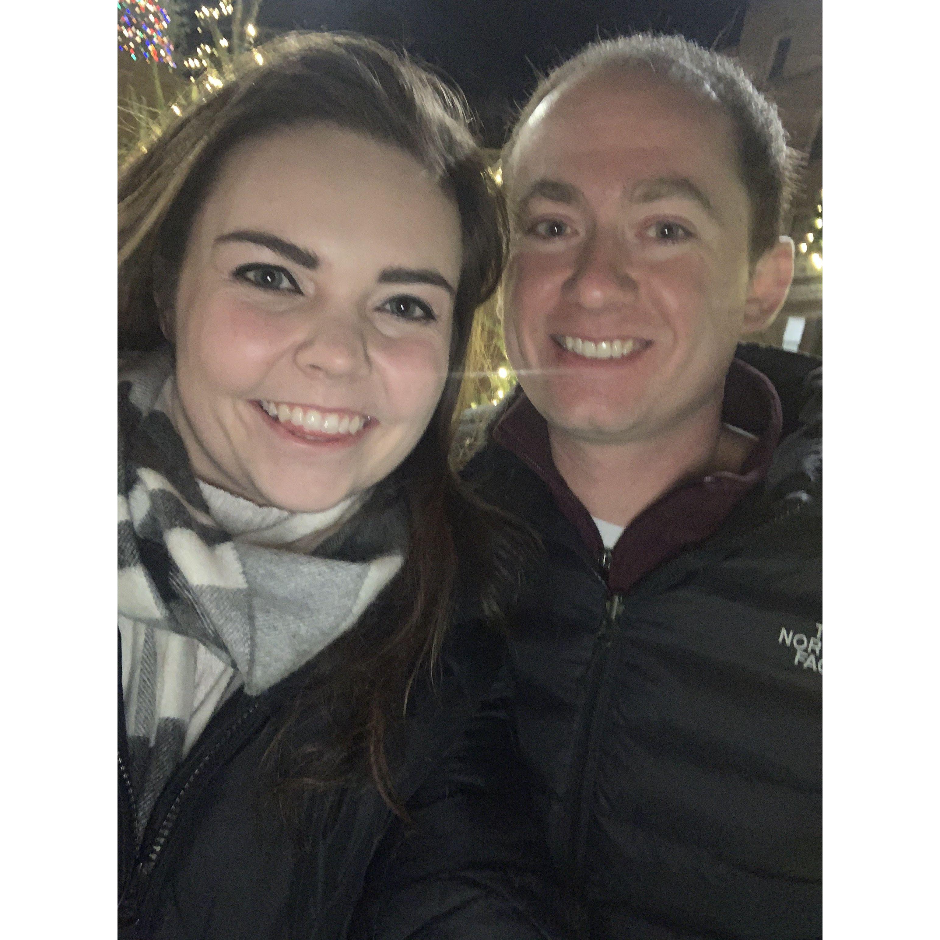 Our first date. December 2019