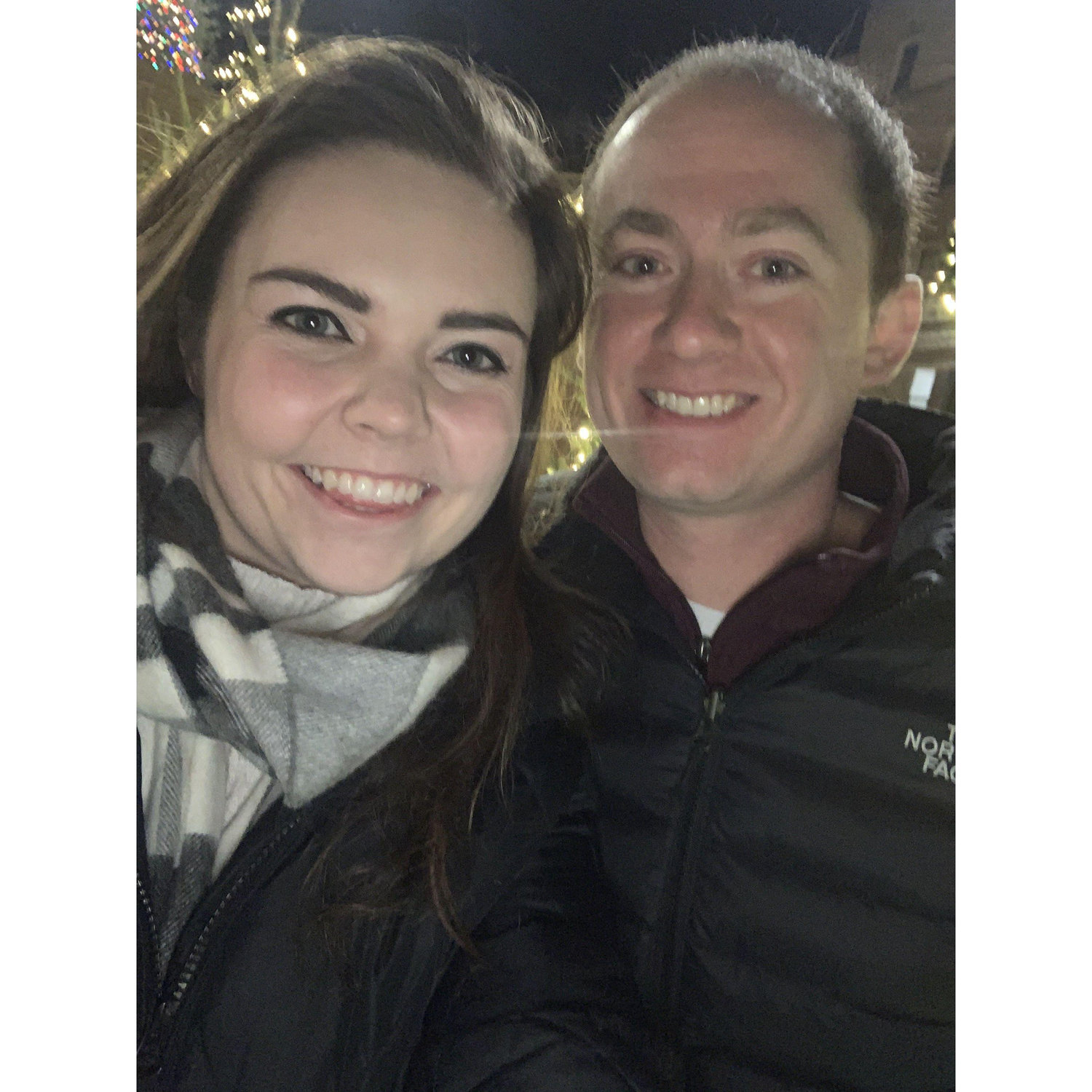 Our first date. December 2019