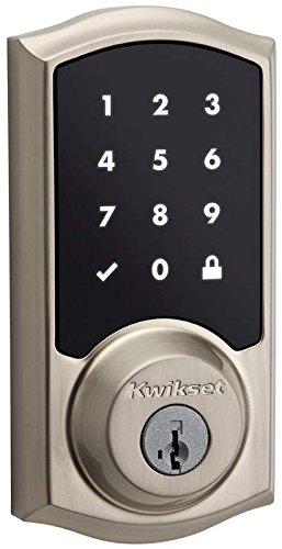 Kwikset 99150-002 SmartCode 915 Touchscreen Electronic UL Deadbolt with Smart Key, Satin Nickel
