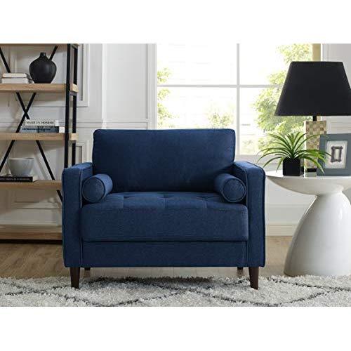 Lifestyle Solutions Lexington Chair in Navy Blue