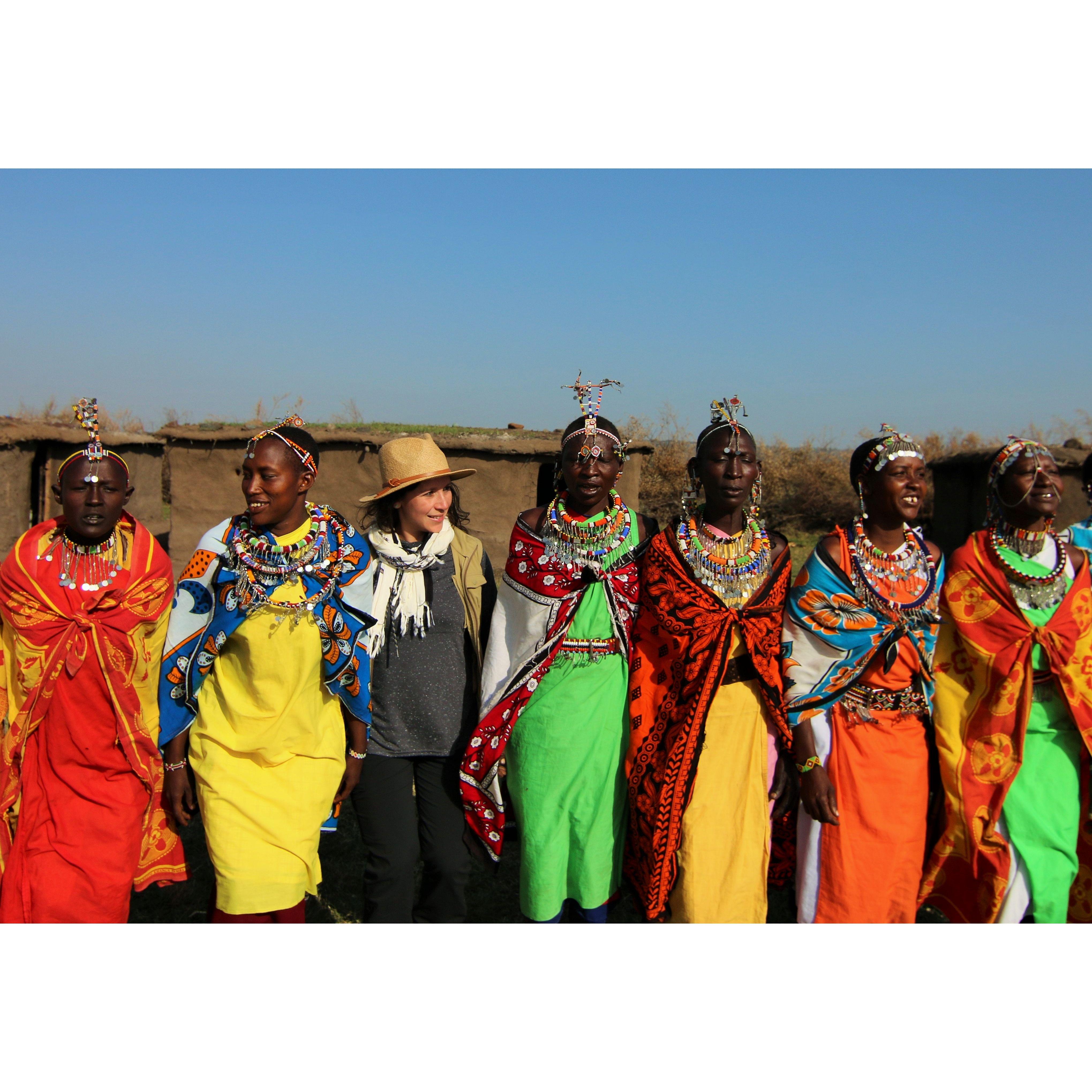 Visiting a local Masai Tribe - Kenya