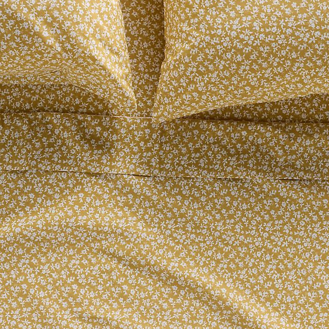 Organic Cotton Percale Printed Sheet Set