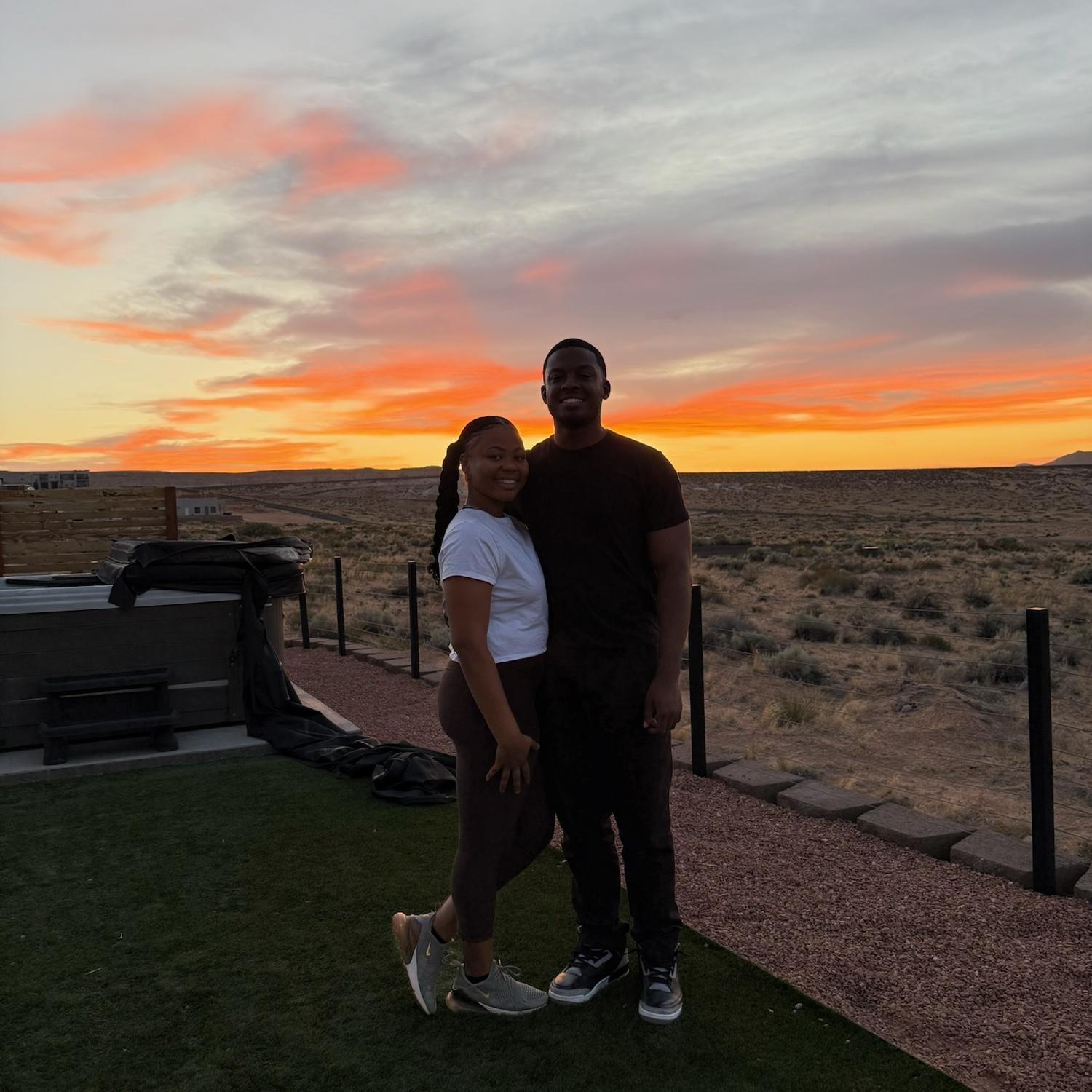 Collins' first trip with Hailey's family in Page, AZ!