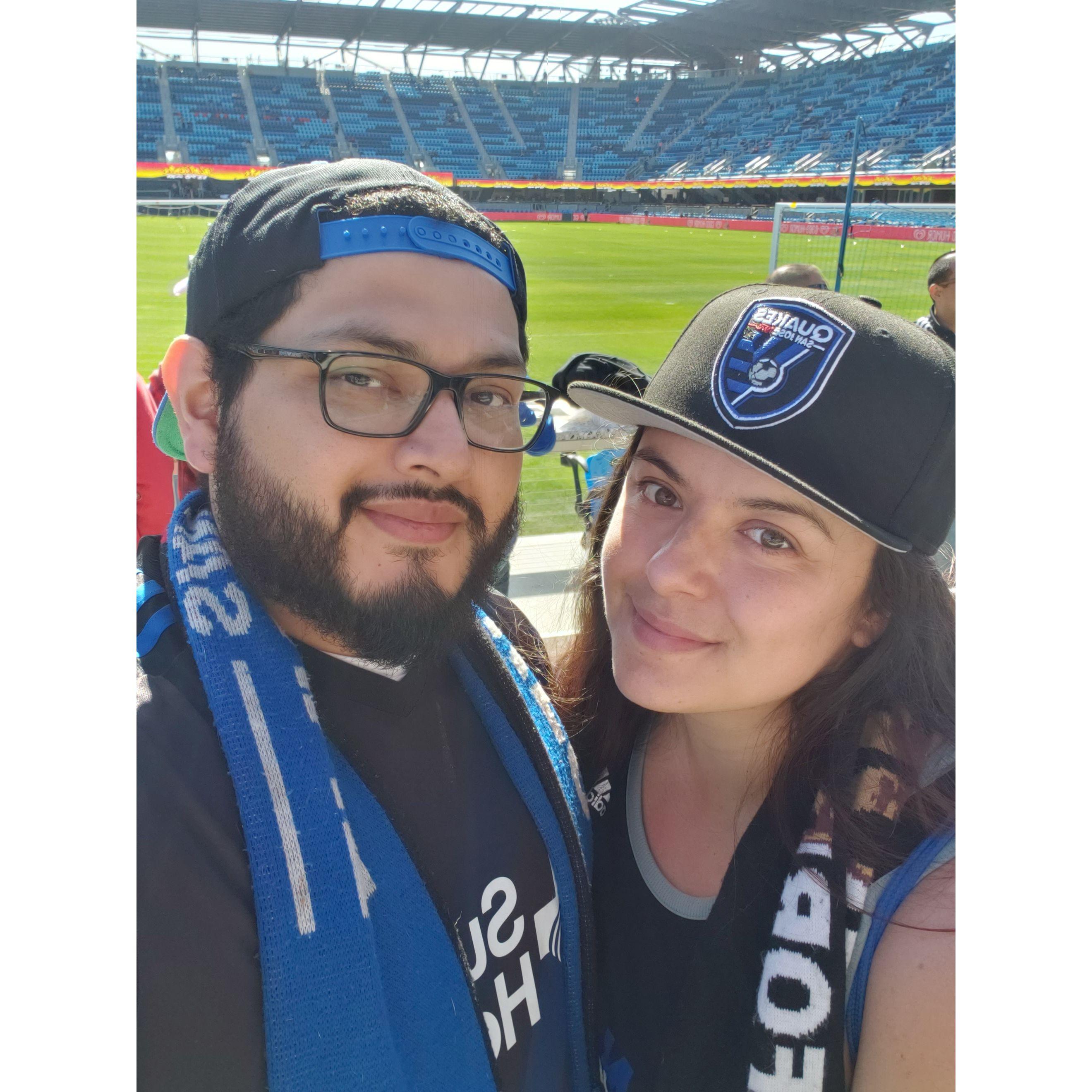 2020 Earthquakes Home Opener ! Right before the world shut down!