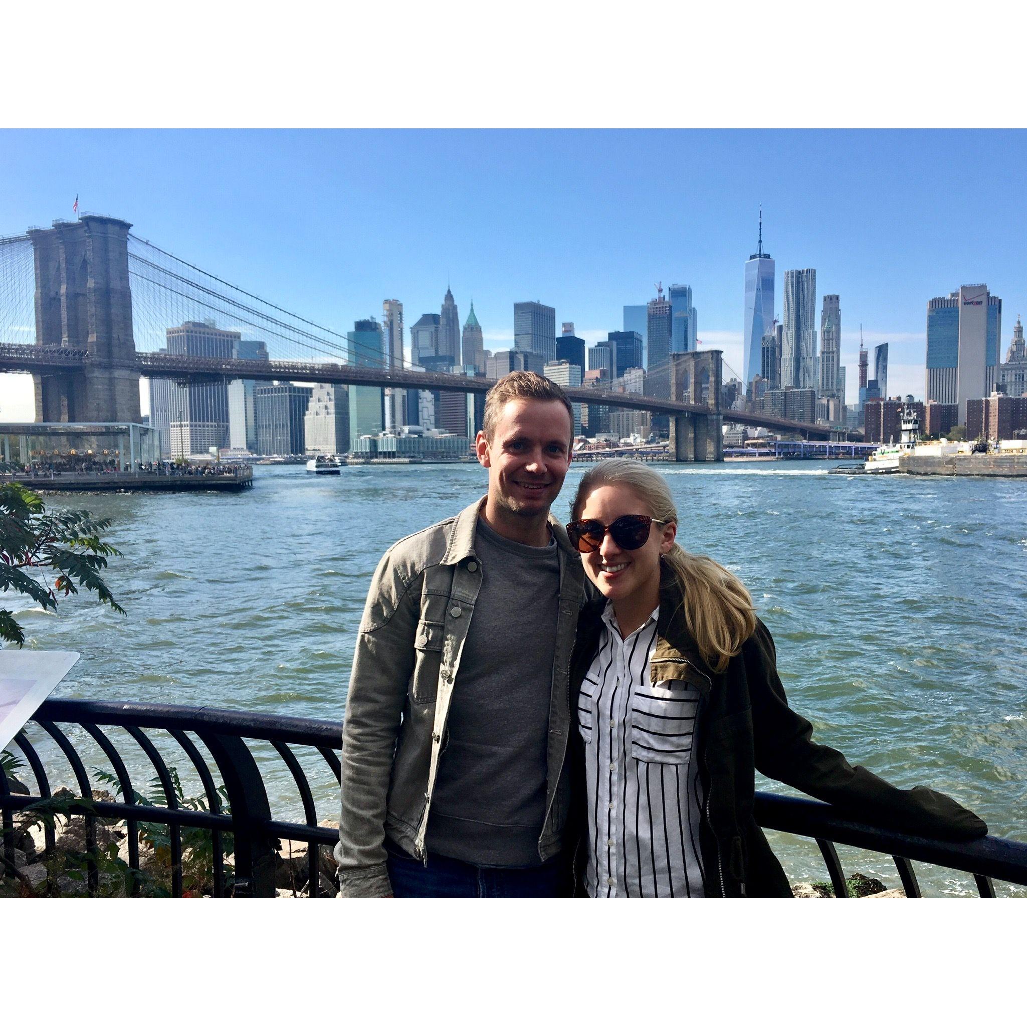 In NYC back when we had to fly to see each other.