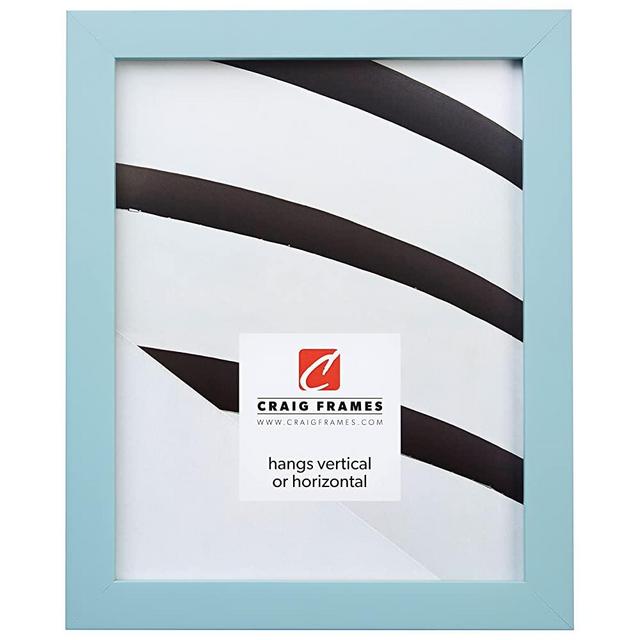 Craig Frames Confetti, Modern Light Blue Picture Frame, 12 x 18 Inch