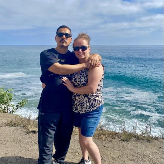 Our 1st day enjoying the beauty of the ocean together! 2020 💙