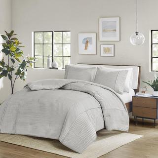 Apollo 3-Piece Seersucker Oversized Comforter Set