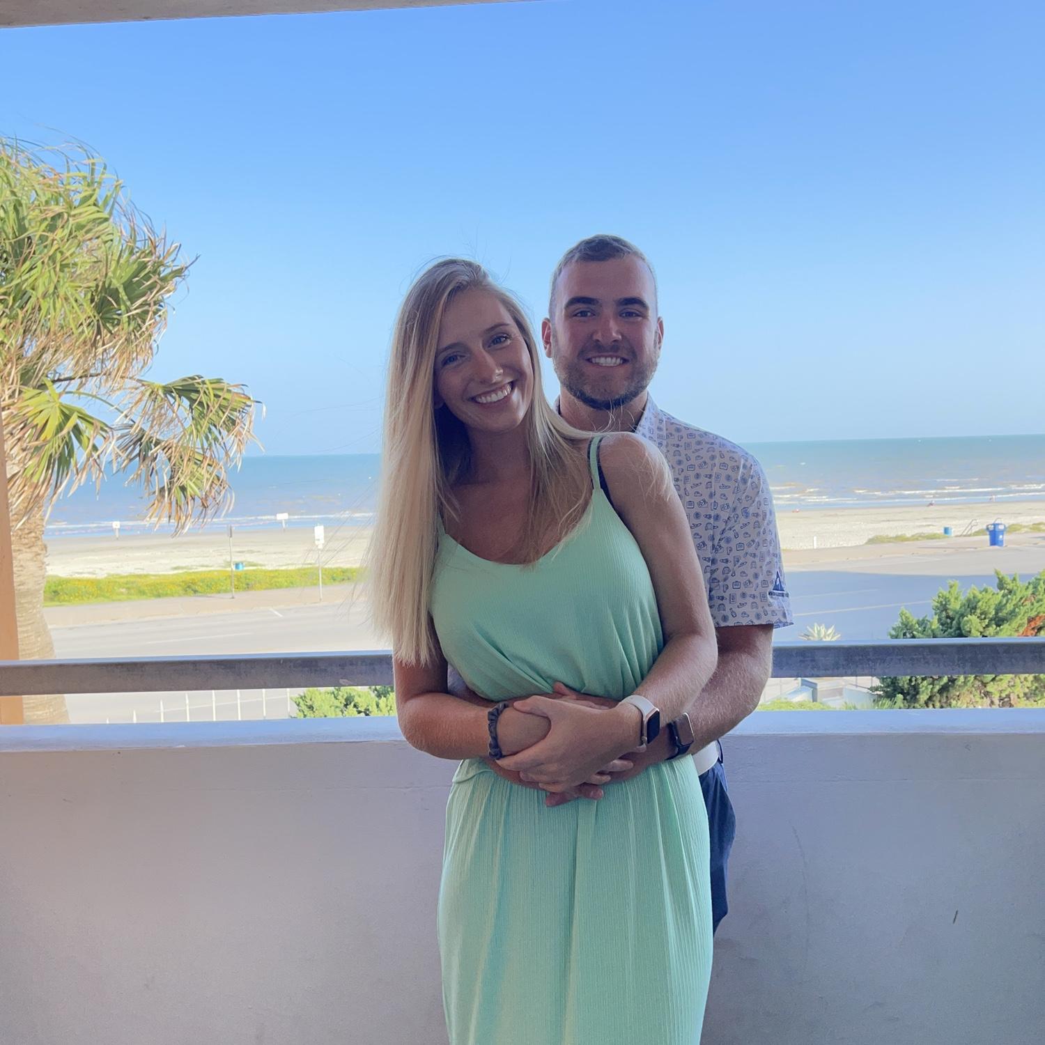 Our first vacation together in Galveston, Texas☀️