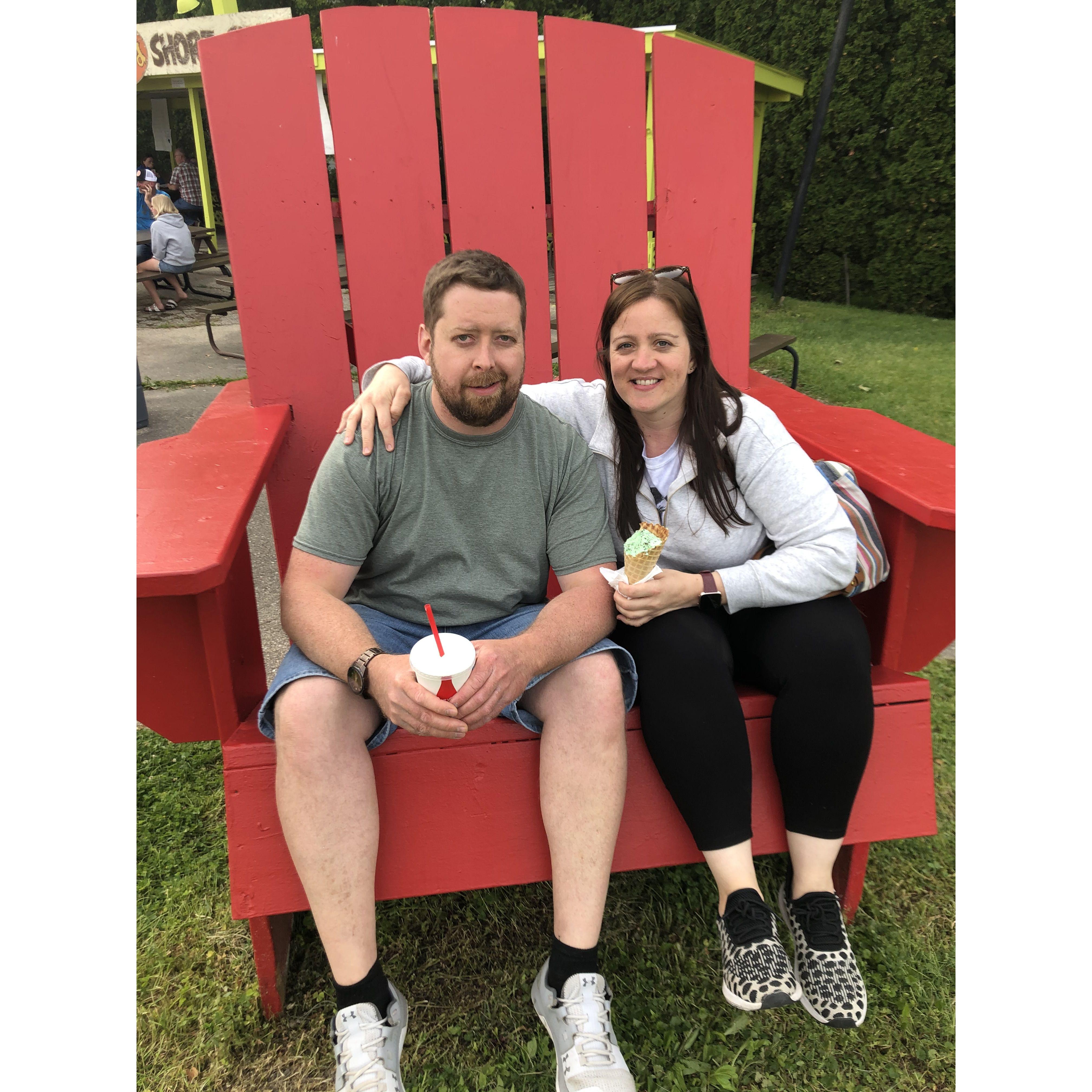 Who doesn't love a big chair pic moment!