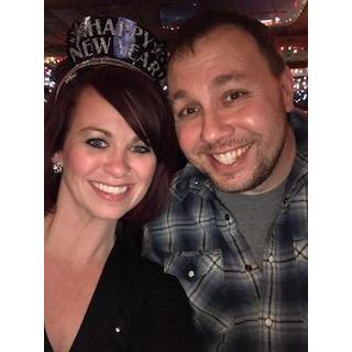 We were so excited to be each others first kiss into the new year. New Years Day marked Joe's
official day of retiring from the military after 22 years.