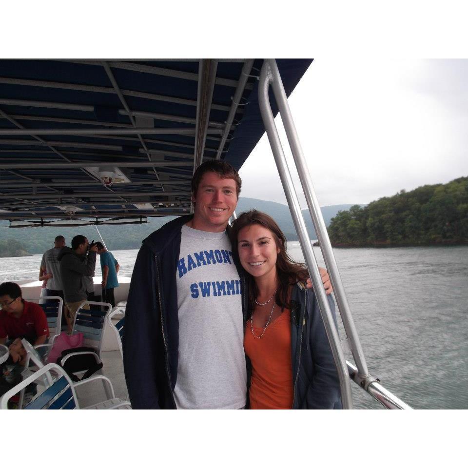 At our favorite lake.