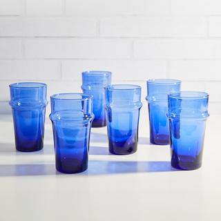 Moroccan Beldi Stacking Glass, Set of 6