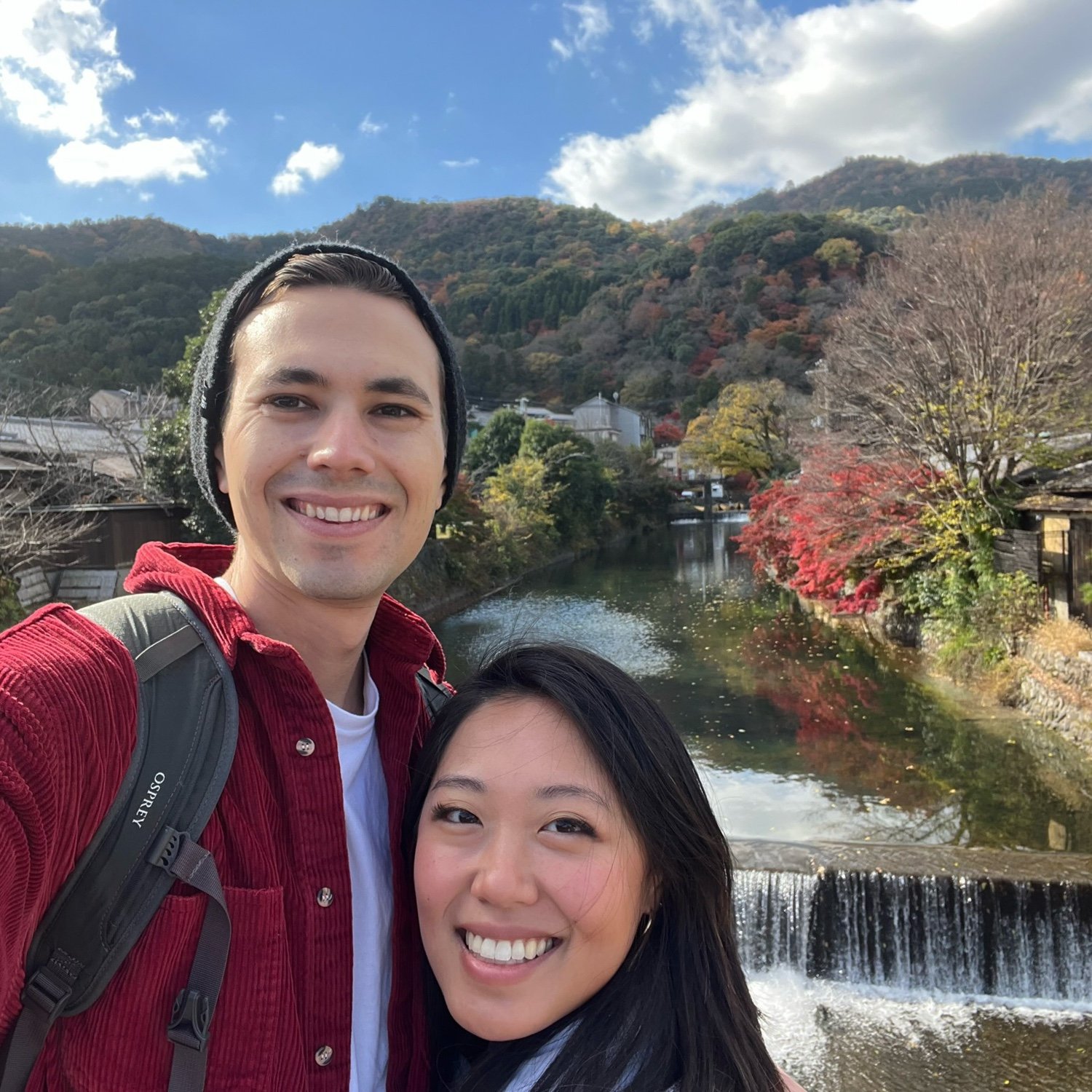 First international trip together to Japan