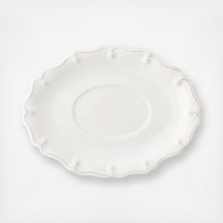 Berry & Thread Sauce Boat Plate