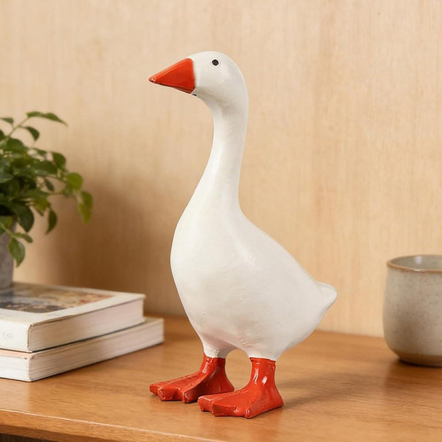 BRICKKIDS 7 inch Desk Goose Desktop Goose Gifts for Mom Grandma Housewarming Gifts for Women Friends
