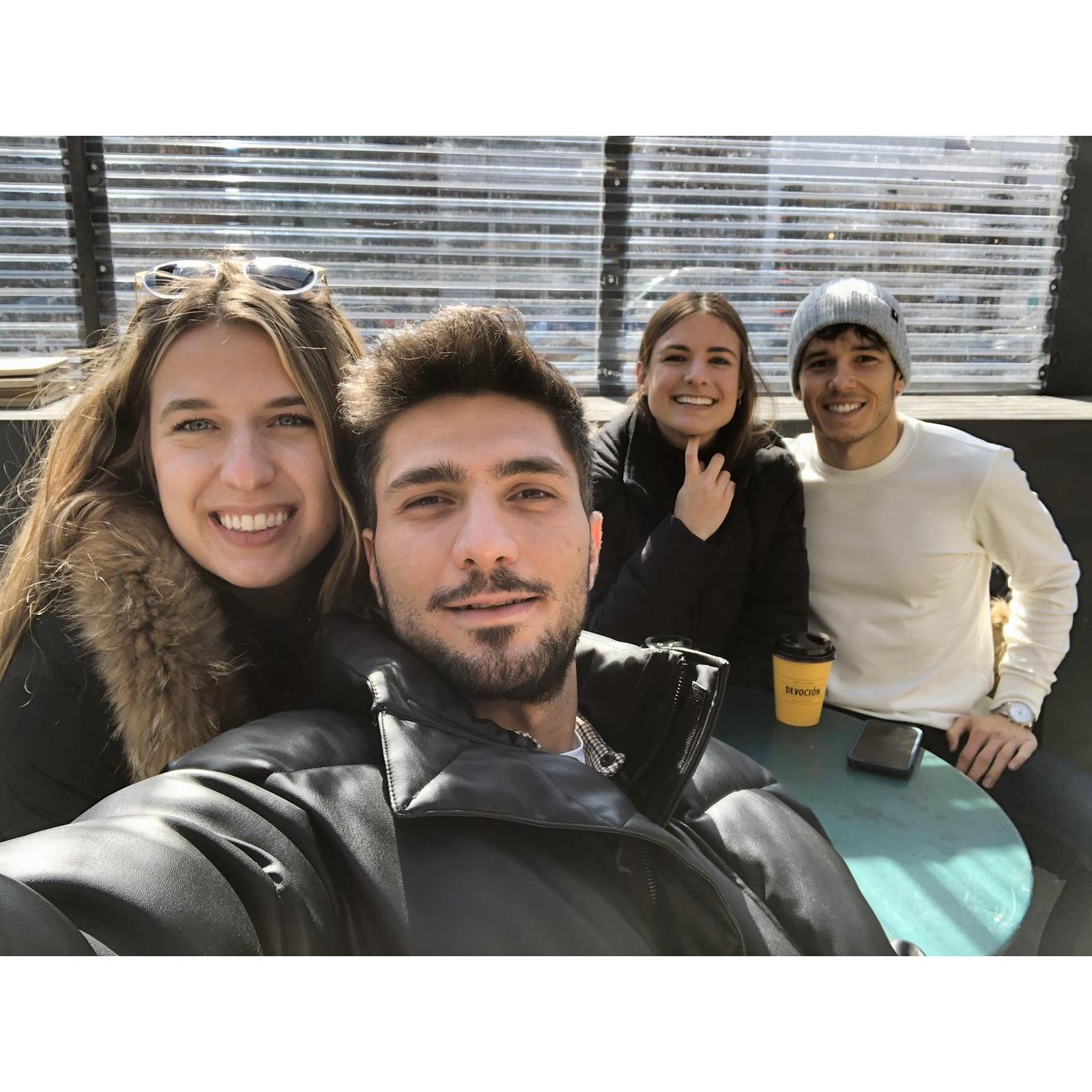 Brooklyn coffee date with Andy & Eric