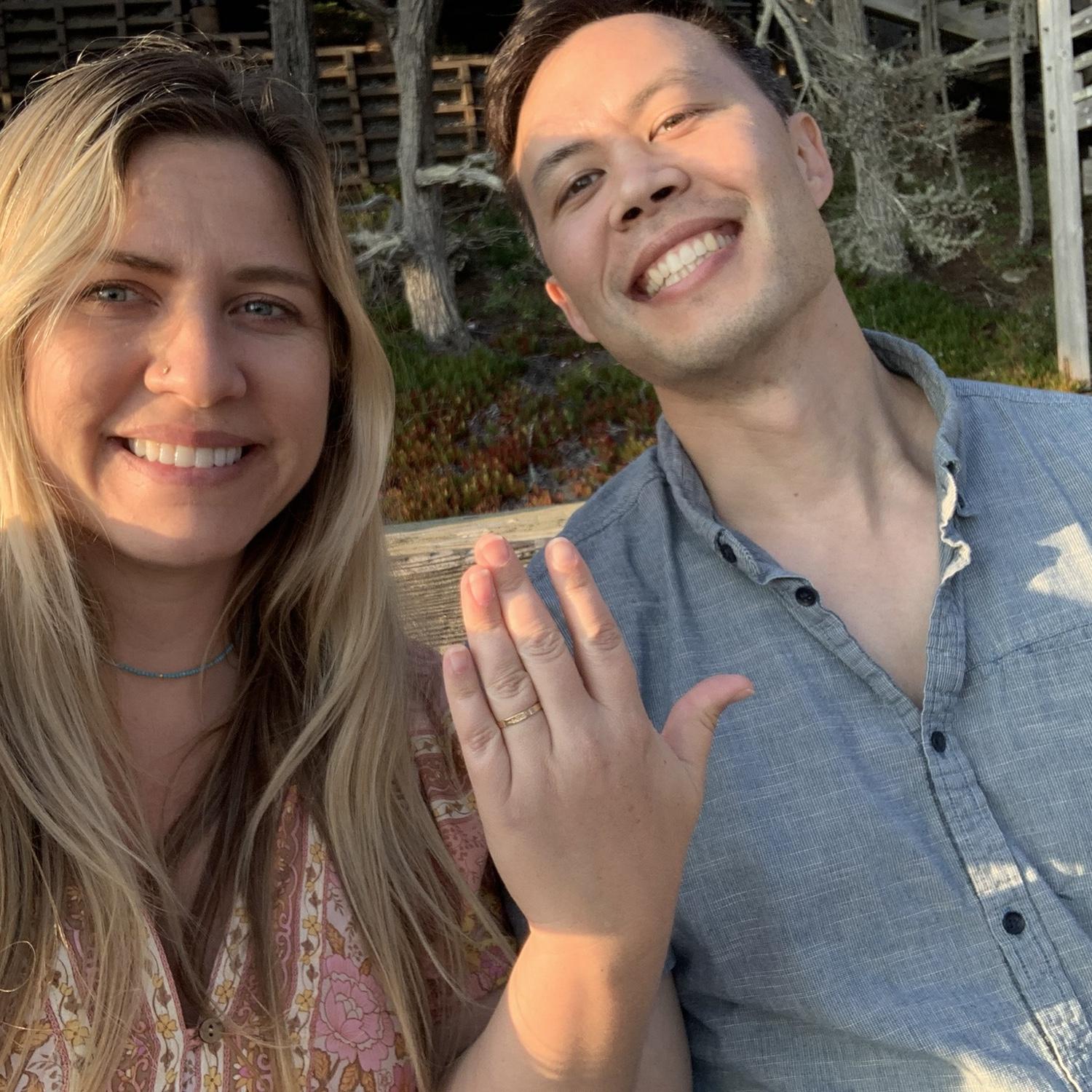 Engaged in Carmel 💕