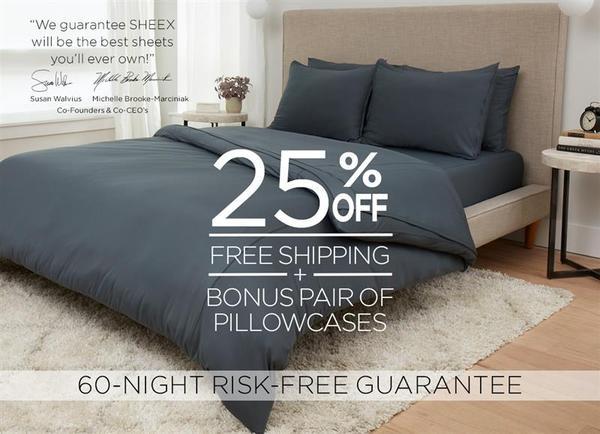 Sheex ORIGINAL PERFORMANCE Sheet Set (Pearl Blue)