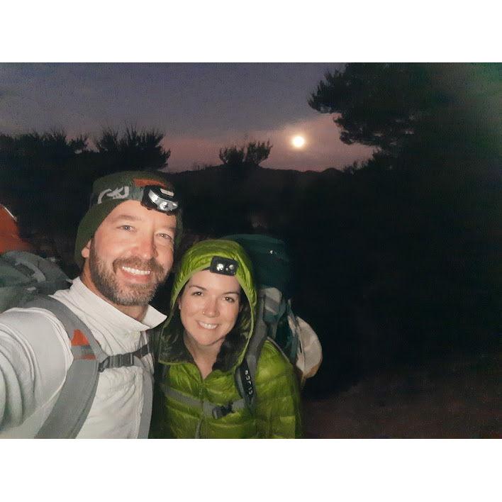 Pre-sunrise start on the Abel Tasman Great Walk hike, New Zealand (March 2023)