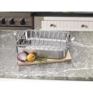 Stainless Steel 16" Roasting Pan with Rack | Cuisinart